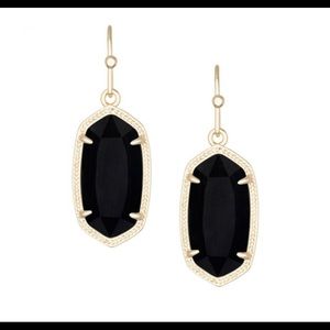NWT Kendra Scott Dani Earrings in Black